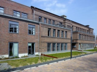 Historische Backsteinfassade an der Südseite
