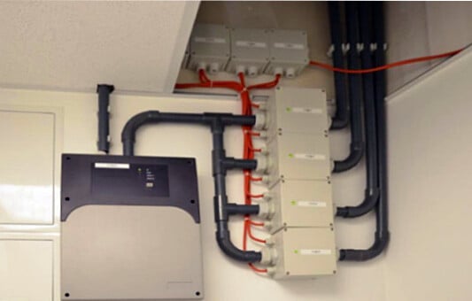 Ansaugmelder mit Einzelstrangerkennung