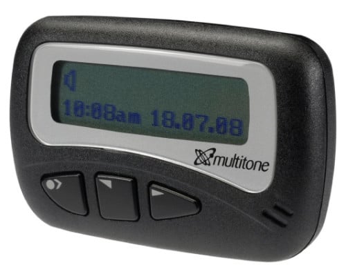 Pager zur Übermittlung eines „Stillen Alarms“