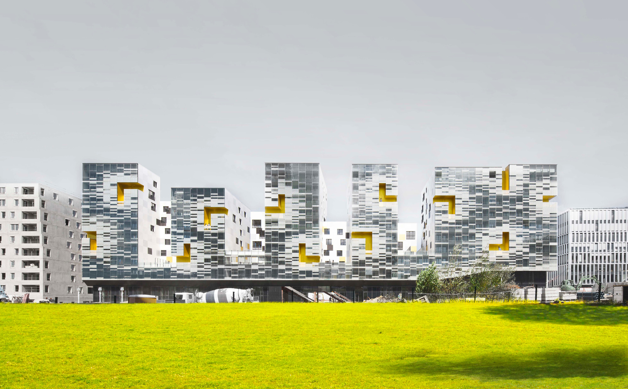 Wohnblocks in Nanterre | Brandschutz | Wohnbauten | BauNetz Wissen