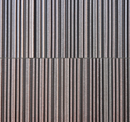 Baguettes in vier verschiedenen Geometrien wurden am Multimediakomplex MUT der Hochschule für Musik in Karlsruhe angeordnet (Architekten.3P)