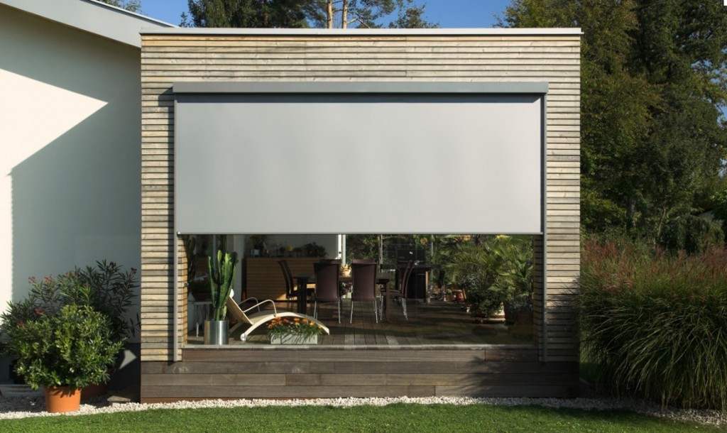 Die Textilscreens des Herstellers Roma werden z.T. aus den Soltis-Geweben hergestellt