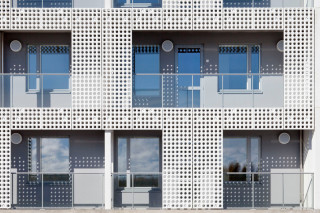 Freiformelemente aus Glasfaserbeton an einem Wohnhaus in Helsinki