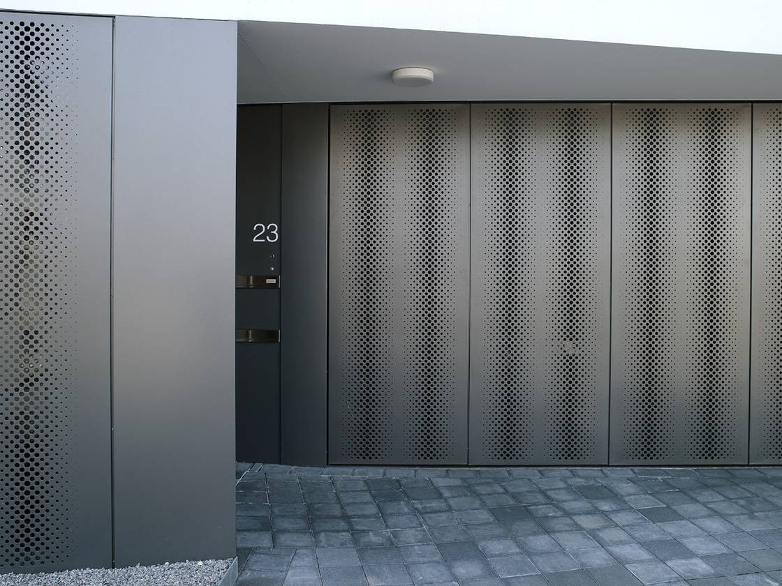 Der Eingang in das Wohnhaus