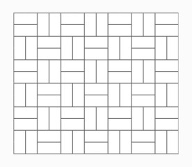 Der klassische Blockverband besteht aus einem Wechsel von horizontal und vertikal verlegten Steinpärchen