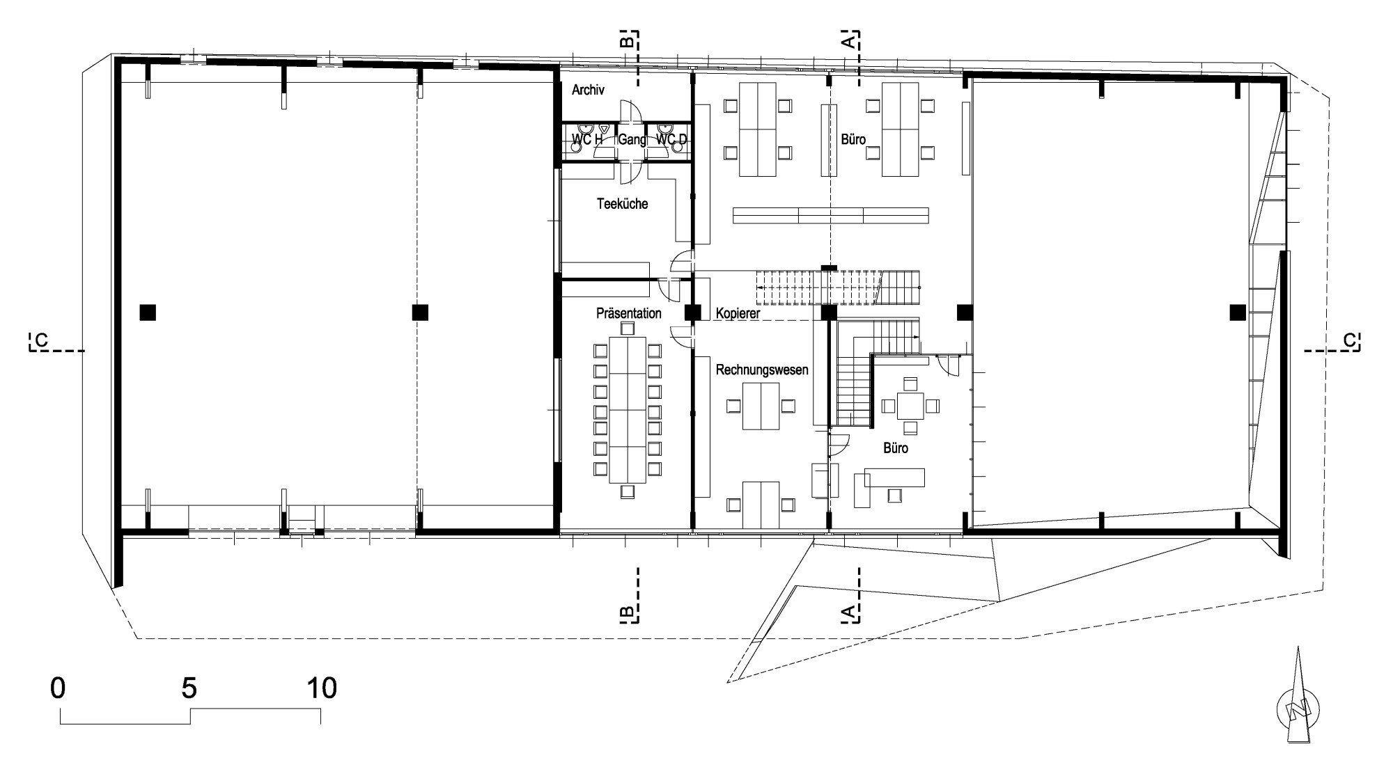 {Teeküche büro grundriss
58} Firmenzentrale Dreier in Völkermarkt | Geneigtes Dach | Büro ... | {Teeküche büro grundriss
58}
