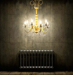 Retro-Stahlradiator