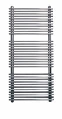 Beipiel eines Handtuchradiators mit chromfarbener Oberfläche (Produkt Logatrend Toskana)
