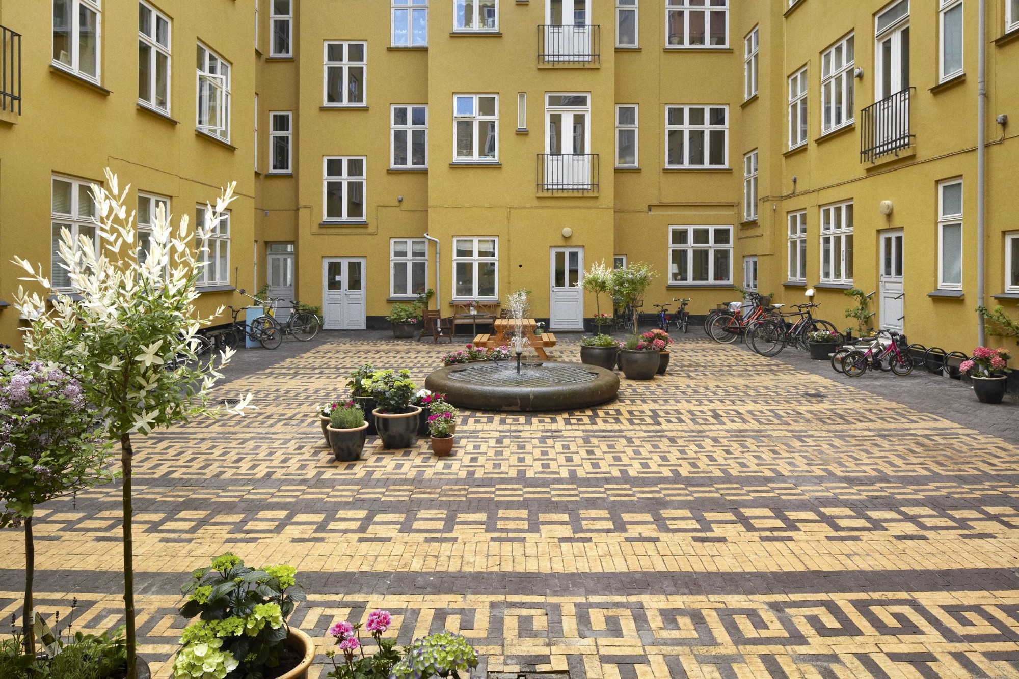 Hofgestaltung in Kopenhagen-Østerbro