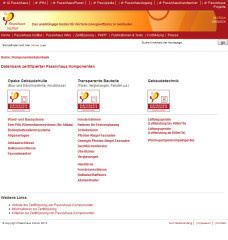 Die Datenbak ist in drei Kategorien unterteilt