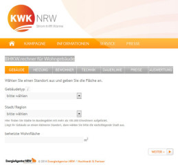 Mini-BHKW-Rechner für Wohngebäude