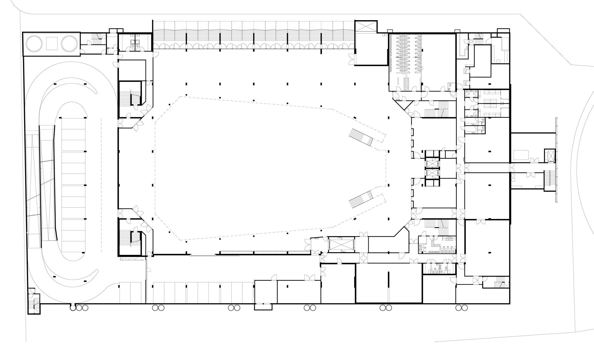 Экологический центр Umwelt Arena от Rene Schmid Architekten