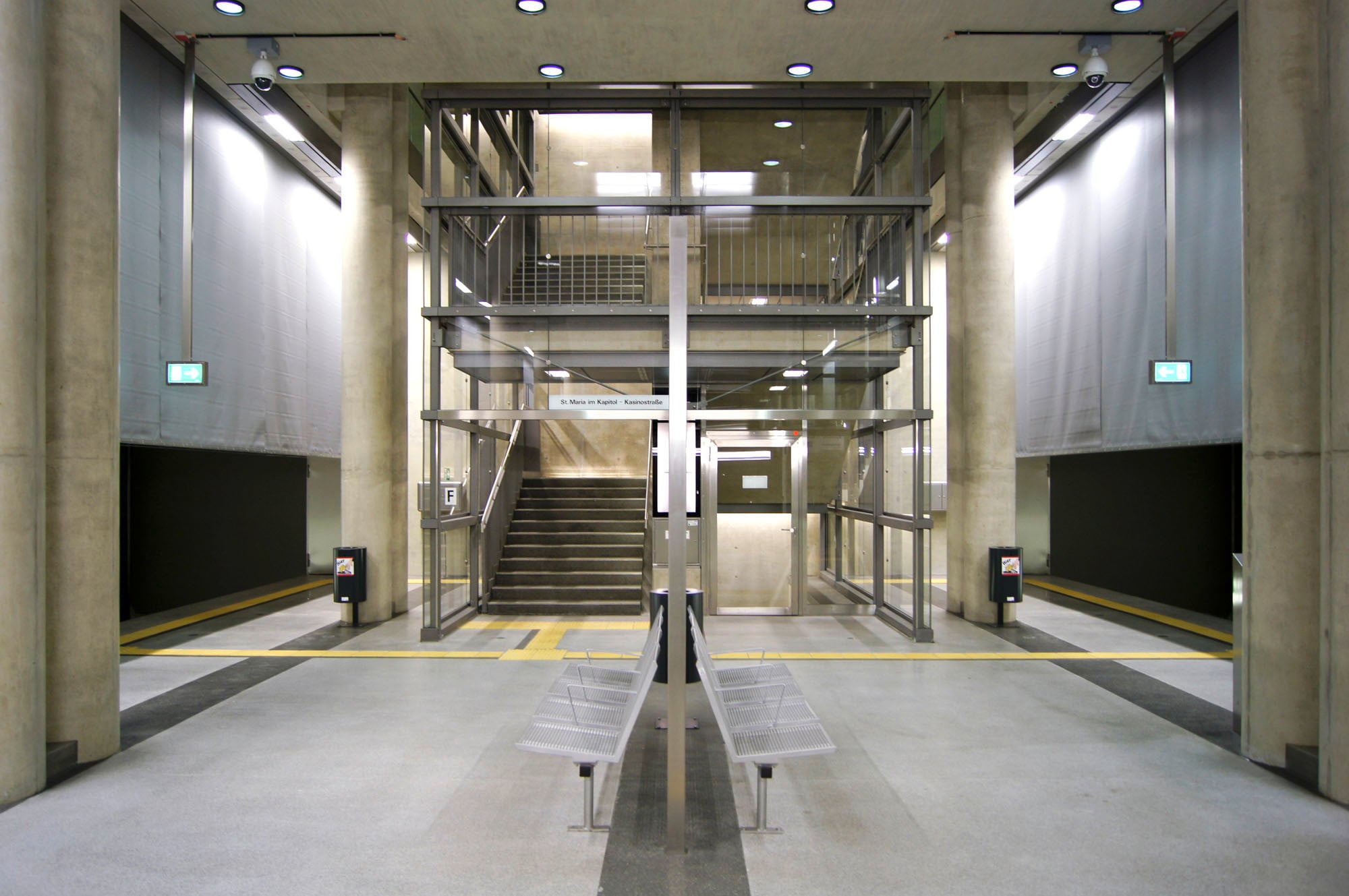 Der U-Bahnhof in 23 Metern Tiefe soll künftig Teil einer Nord-Süd-Trasse sein