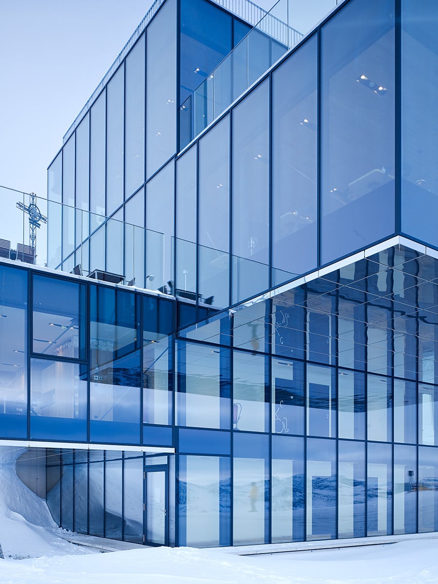 Bergrestaurant Ice Q bei Sölden | Glas | SportFreizeit | Baunetz_Wissen