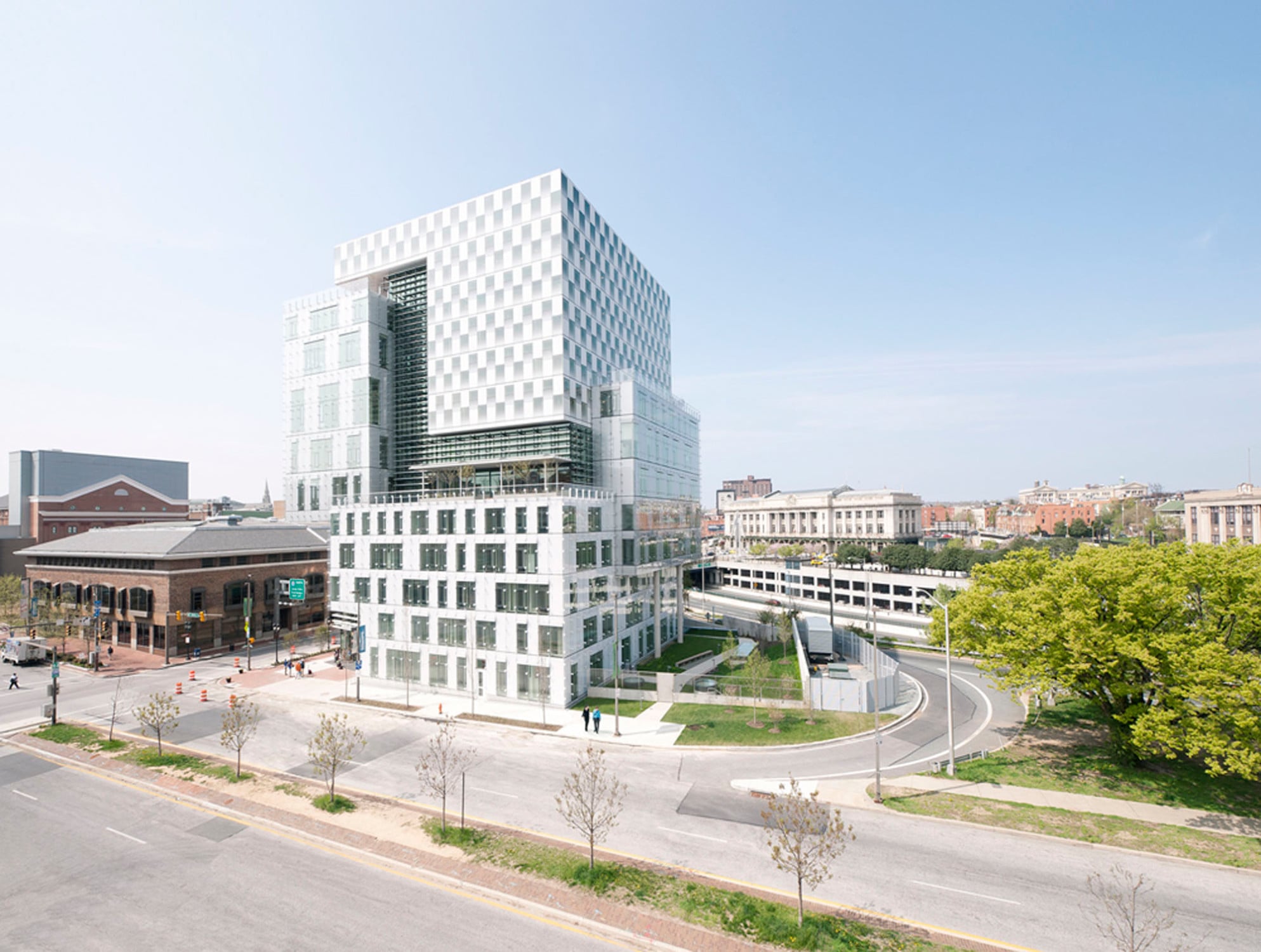 Universittsgebude John and Frances Angelos Law Center in Baltimore |  Boden | Bildung | BauNetz Wissen