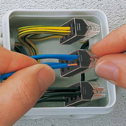 Wago как правильно соединять Platzsparende Verbindungsdosenklemmen Elektro News/Produkte Archiv Baunetz_Wisse