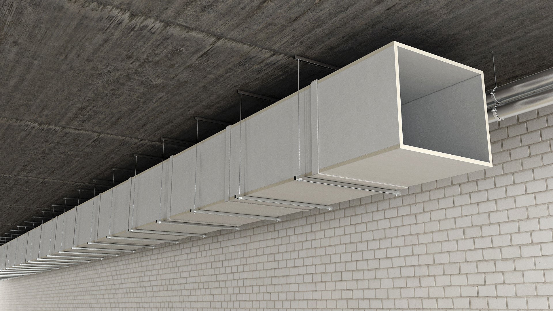 Brandschutzplatten für Lüftungs- und Entrauchungsanlagen