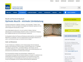 Fachgruppe Akustik und Thermische Bauphysik