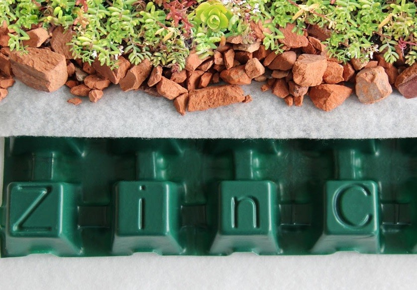 Drainage-Element, Speicherschutzmatte und Filtervlies sind hergestellt aus nachwachsenden Rohstoffen