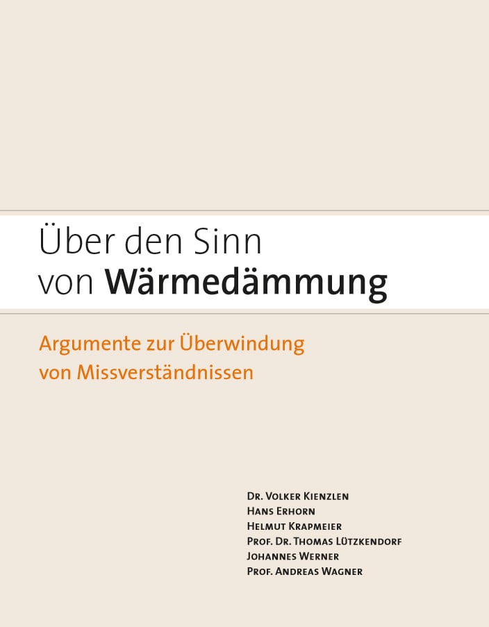Über den Sinn von Wärmedämmung
