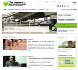Öko-Institut – Institut für angewandte Ökologie