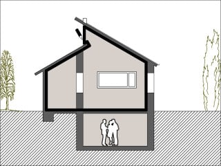 Schematische Darstellung zur Festlegung der raumseitigen Luftdichtheitsebene zur Abstimmung von planerischen Schnittstellen
