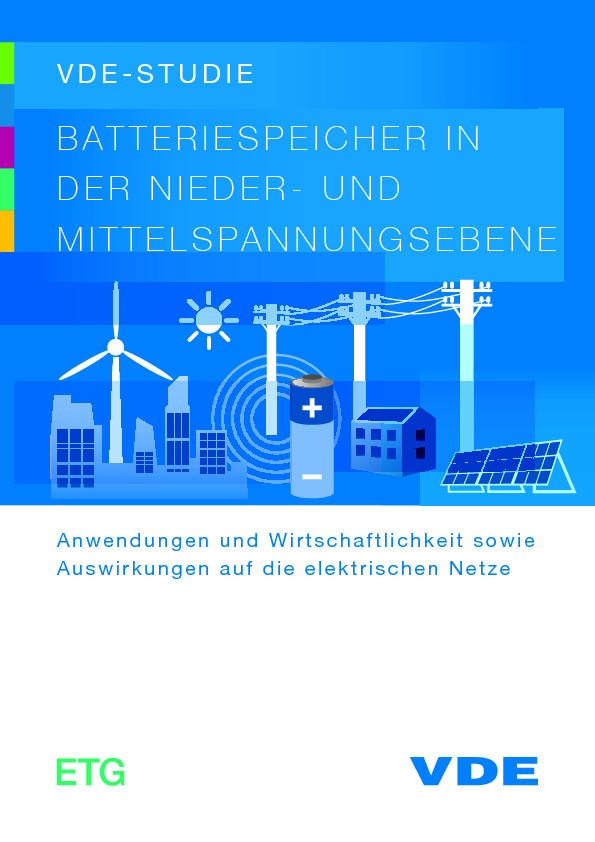 VDE-Studie Batteriespeicher in der Nieder- und Mittelspannungsebene