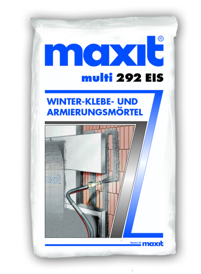 Der Wintermörtel maxit multi 292 EIS ist voraussichtlich zur Saison  2016/17 erhältlich