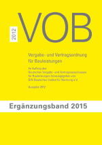 VOB Ergänzungsband 2015