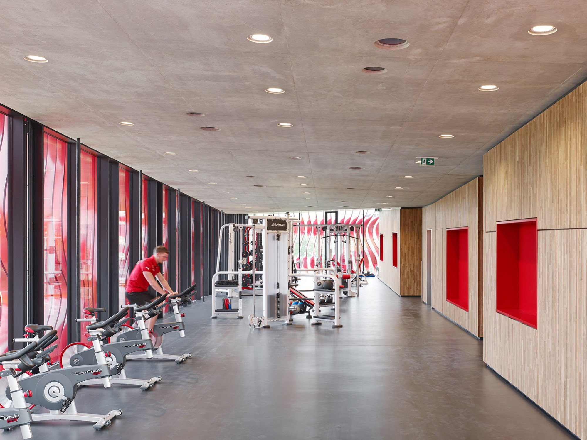 Jugendleistungszentrum des VfB Stuttgart Flachdach Kultur und