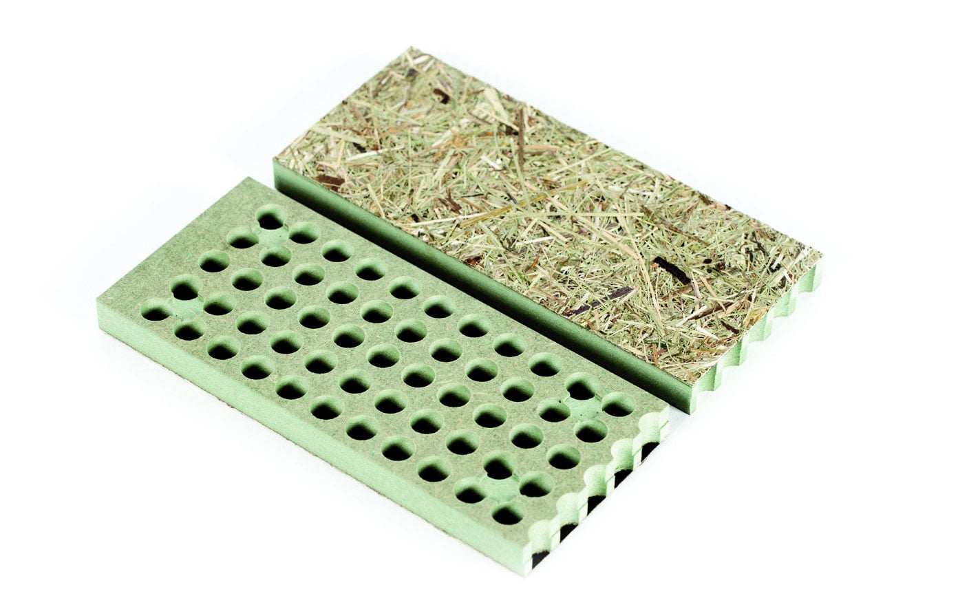Absorber-Ausbauplatte mit nicht sichtbarer Perforation des Trägermaterials