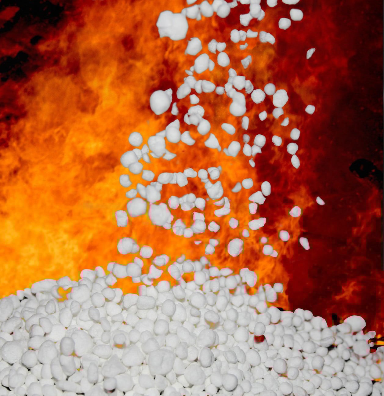 Hauptbestandteil ist Siliziumdioxid mit einer durchschnittlichen Korngröße von 0,5 - 5 mm