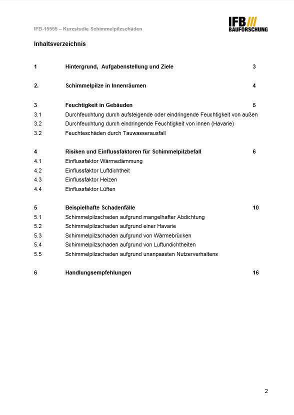 Schimmelpilzschäden: Schadenbilder, Ursachen, Folgen