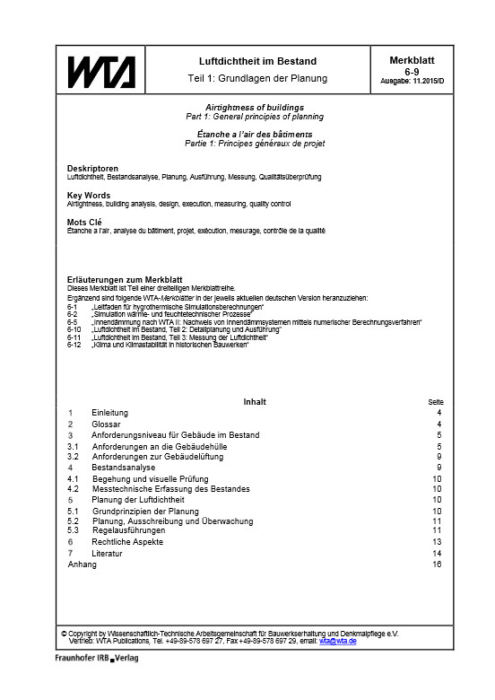 Inhaltsverzeichnis