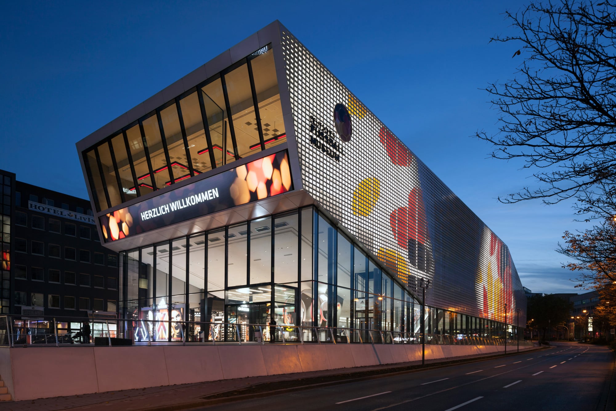 Das DFB-Fußballmuseum wurde von HPP Architekten aus Düsseldorf geplant