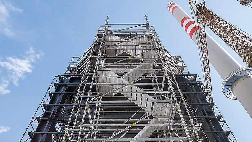 zugange und treppen fur geruste geruste und schalungen gerustarten baunetz wissen