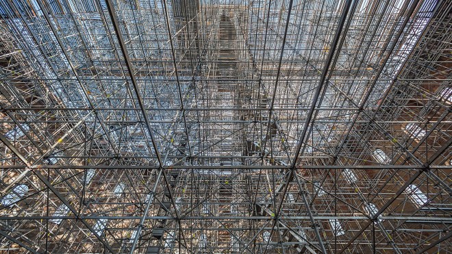 Raumgerüste | Gerüste und Schalungen | Gerüstarten | Baunetz_Wissen