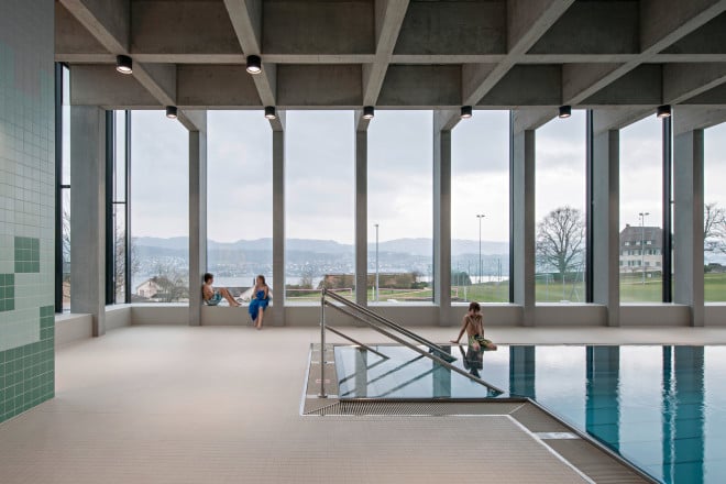 Schwimmbad Allmendli in Erlenbach Beton Freizeit/Sport