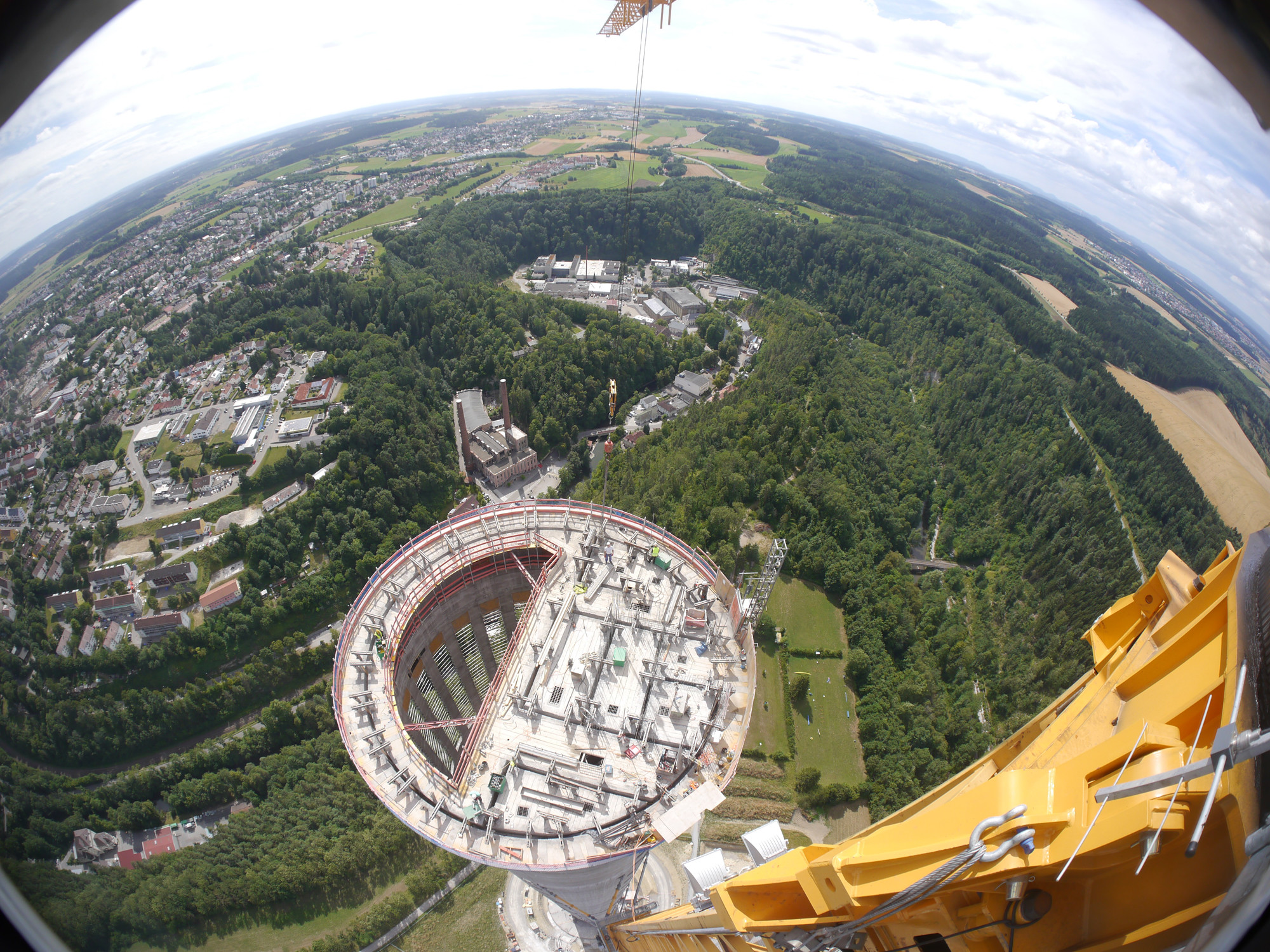 Der Rohbau auf den letzten Metern