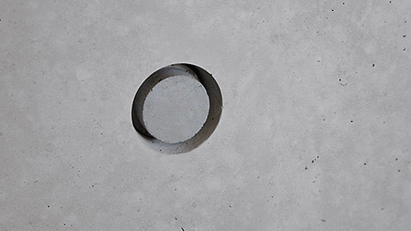 Dichtungskonus mit Schattenfuge