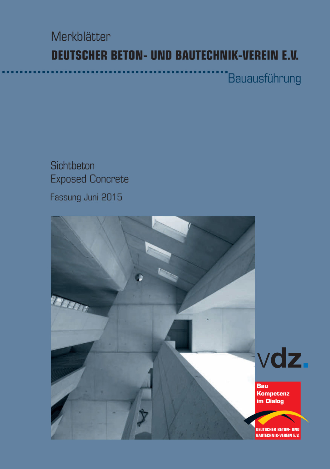 DBV/VDZ Merkblatt Sichtbeton 