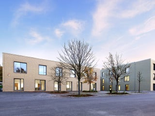 Der Neubau bietet Platz für 300 Schüler (Ansicht Nord)