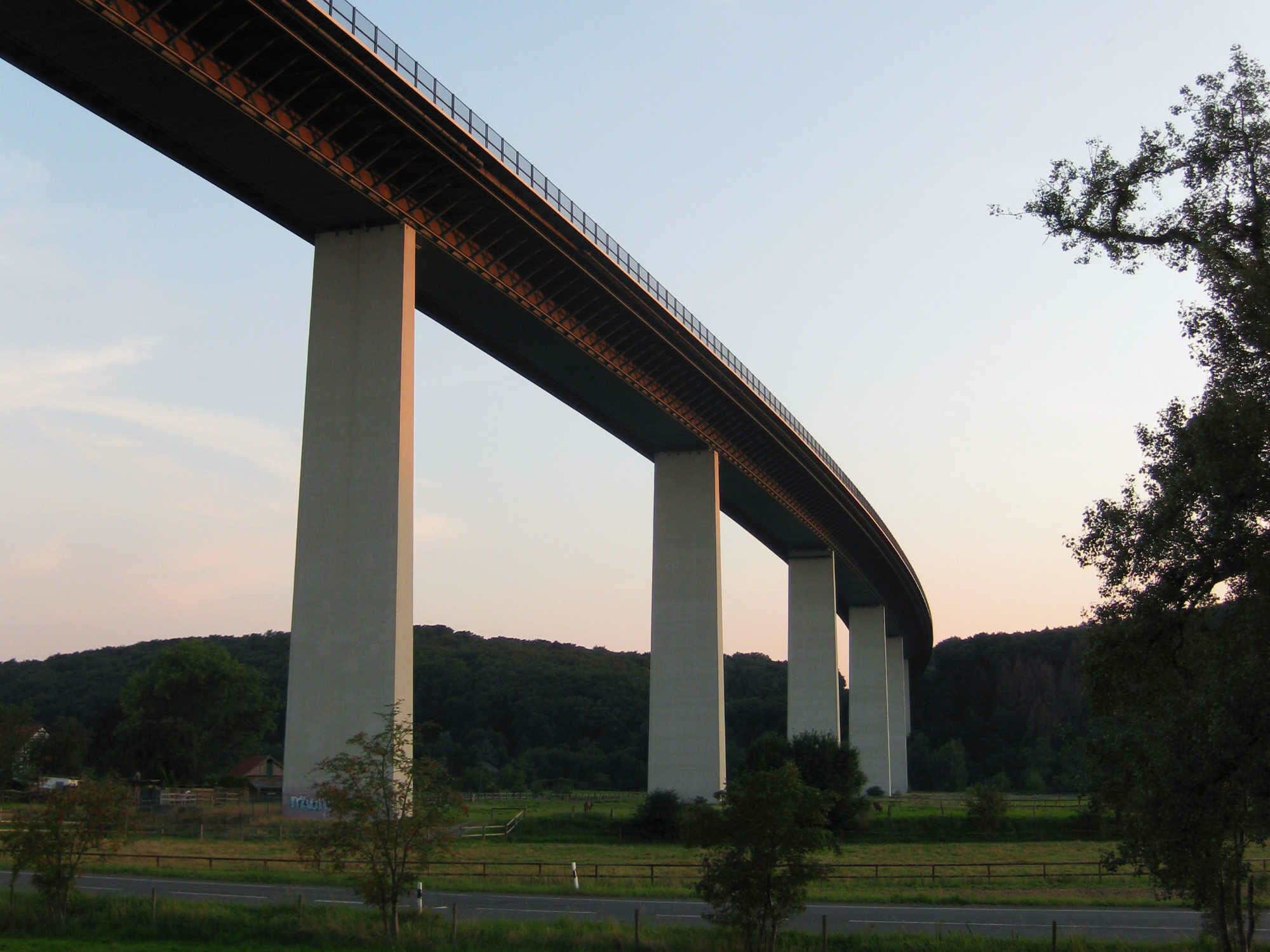 Verbundbrücke Puente de la Pepa in Spanien (Ingenieur: Javier Manterola Armisén)