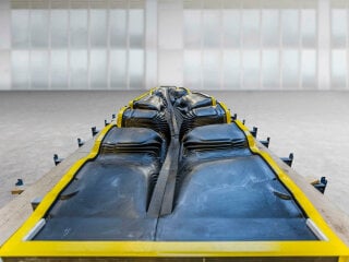 Für das DFAB House in Dübendorf kam eine Freiformschalung zum Einsatz, die mithilfe des Powder-Binder-Jetting-Verfahren aus Sand hergestellt wurden. 