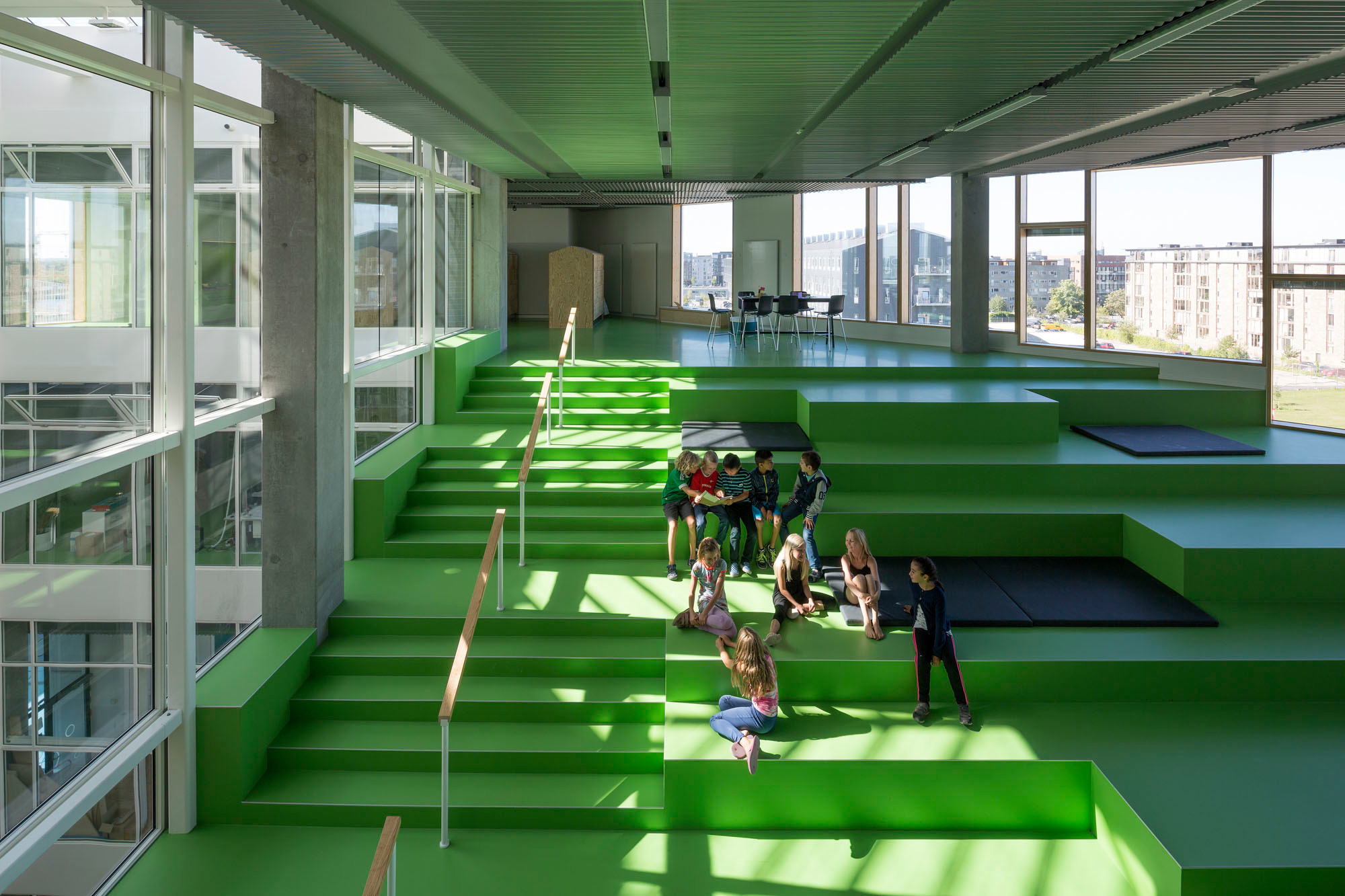 Schule im Südhafen von Kopenhagen Nachhaltig Bauen Bildung