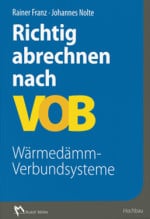 richtig abrechnen nach vob warmedamm verbundsysteme dammstoffe fachbucher baunetz wissen
