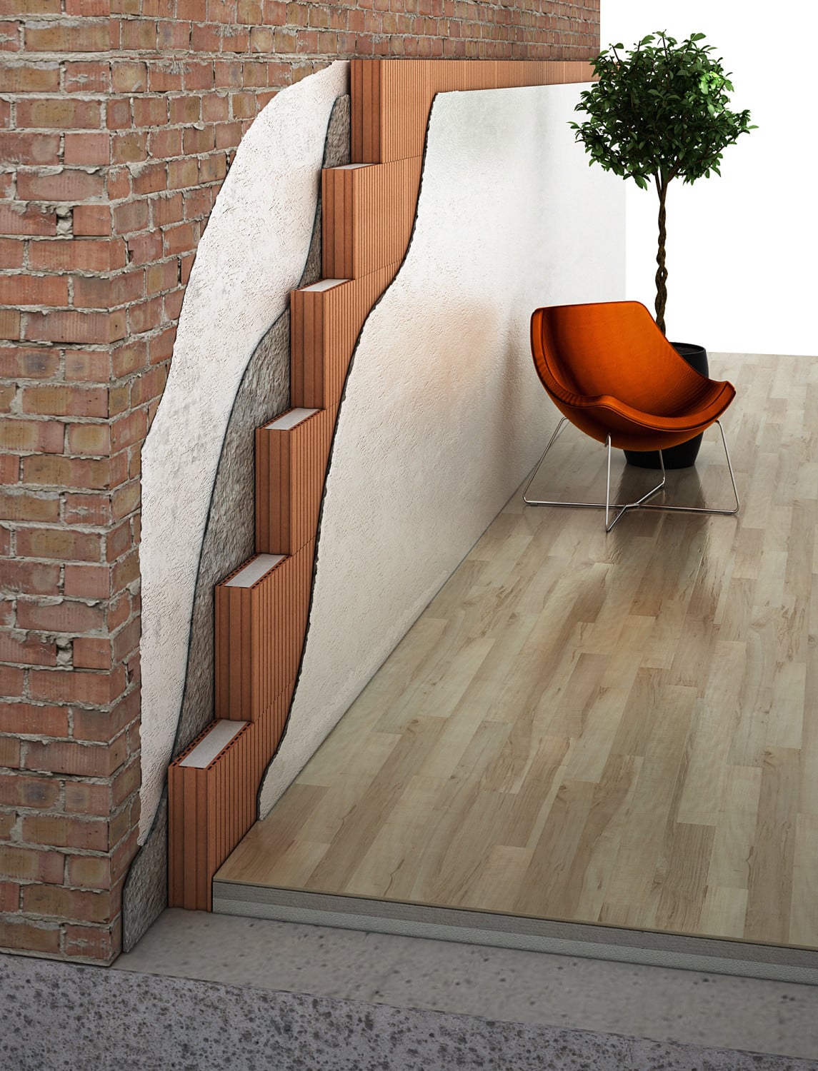 Nachträgliche Wärmedämmung mit Ziegeln | Mauerwerk | News/Archiv