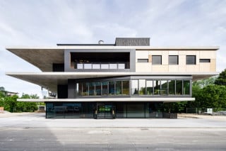 Das Forschungsgebäude NEST wurde auf dem Campusgelände der EMPA errichtet