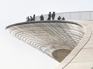 Die Wasserlage war ein wichtiges gestalterisches Element für den Neubau des Museu de Arte, Arquitectura e Tecnologia (MAAT)