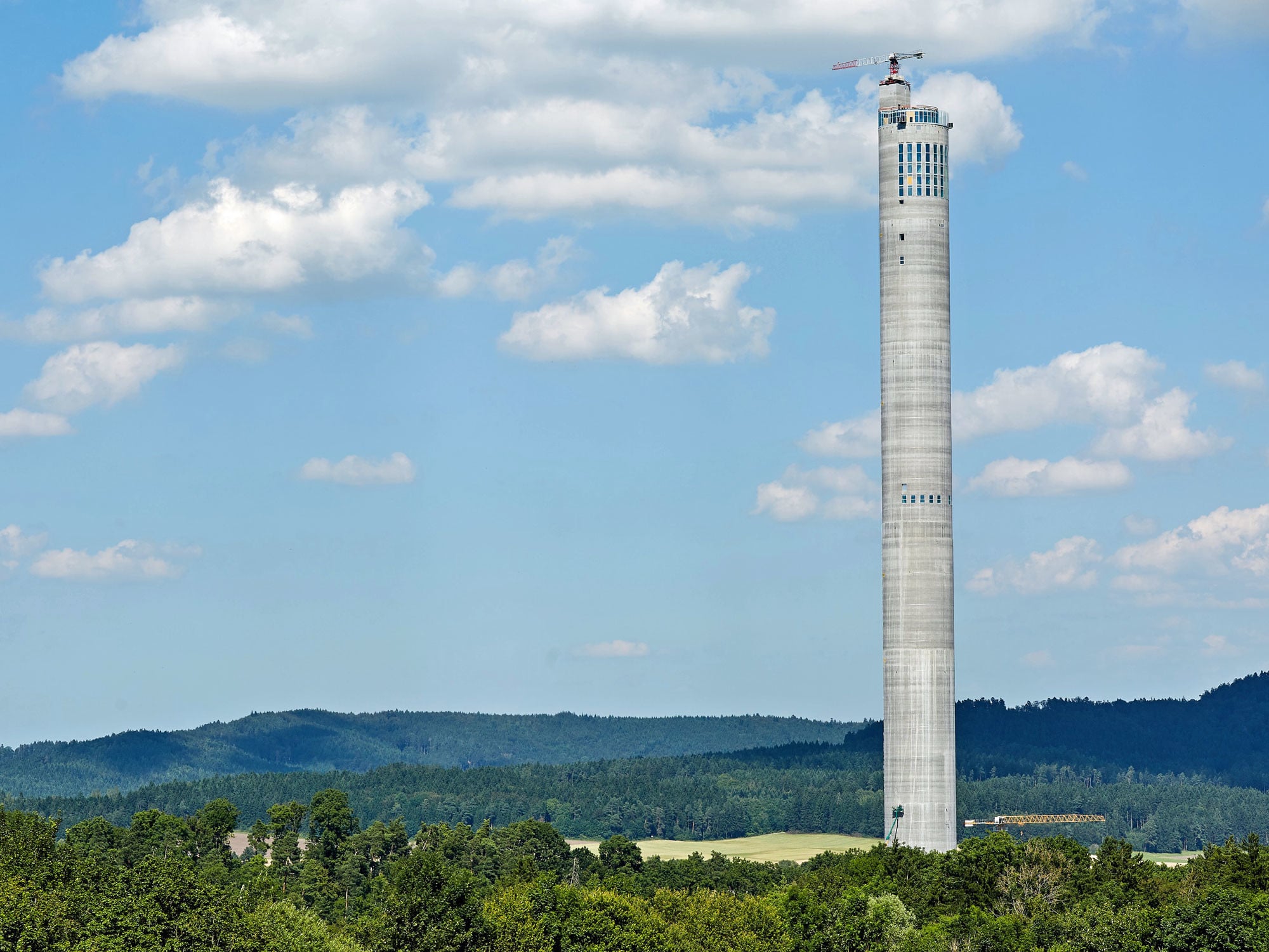 Seit Dezember 2016 werden im Testturm in Rottweil neue Aufzüge erprobt und zertifiziert
